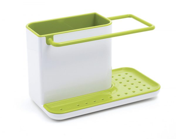 repose éponge et liquide vaisselle blanc et vert