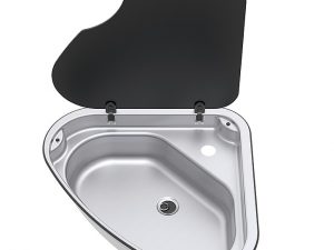 évier d'angle de camping-car