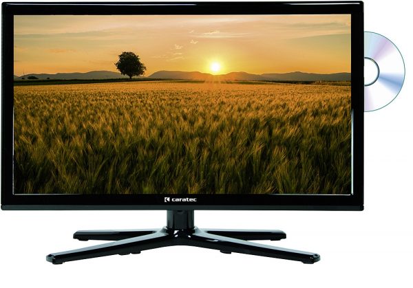 TV avec lecteur DVD Caratec pour voyage en camping car et fourgon aménagé