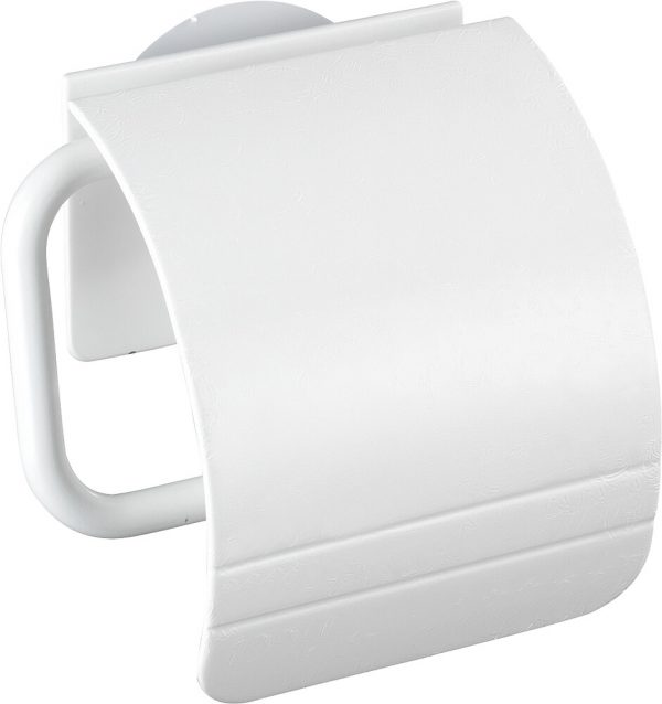 Zoom sur un dérouleur papier toilette blanc de camping-car
