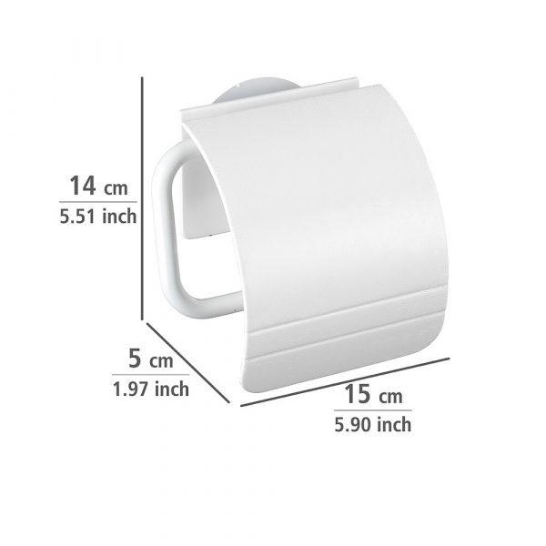 Dérouleur papier toilette blanc de camping-car