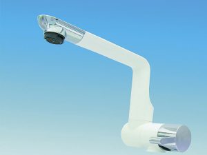 robinet mitigeur camping car blanc