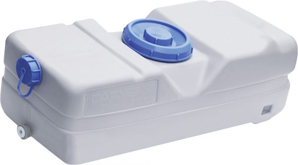 Robinet Levier Marche/arrêt Pour Réservoirs Eau Camping-car - Noir, Filetage 1,9 Cm