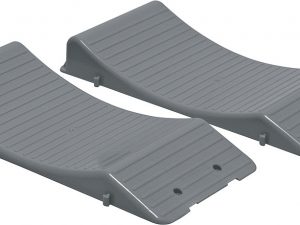 équipement véhicule de loisirs : paire de cale grise pour camping-car